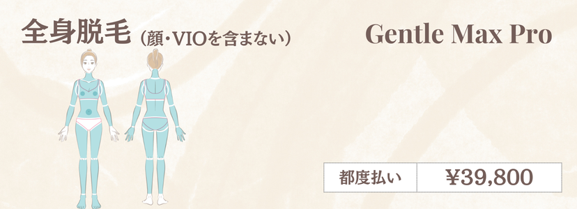 女性全身脱毛